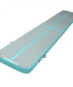 Everfit GoFun 5X1M Inflatable Air Track Mat Tumbling Floor Home Gymnastics Green