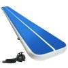 Everfit 6X1M Inflatable Air Track Mat 20CM Thick with Pump Tumbling Gymnastics Blue Everfit 6X1M Inflatable Air Track Mat 20CM Thick with Pump Tumbling Gymnastics Blue