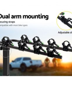 Giantz Bike Carrier 4 Bicycle Car Rear Rack Hitch Mount 2