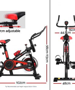 Spin Bike Exercise Bike Flywheel Fitness Home Commercial Workout Gym Holder