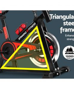 Spin Bike Exercise Bike Flywheel Fitness Home Commercial Workout Gym Holder