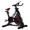 Everfit Spin Exercise Bike Cycling Fitness Commercial Home Workout Gym Black Everfit Spin Exercise Bike Cycling Fitness Commercial Home Workout Gym Black