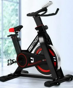 Everfit Spin Exercise Bike Cycling Fitness Commercial Home Workout Gym Black
