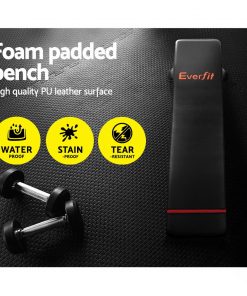Everfit Weight Bench Flat Multi-Station Home Gym Squat Press Benches Fitness