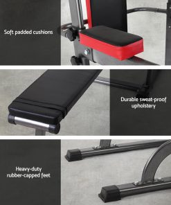 Everfit Power Tower 9-IN-1 Multi-Function Station Fitness Gym Equipment