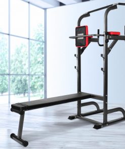 Everfit Power Tower 9-IN-1 Multi-Function Station Fitness Gym Equipment