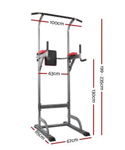 Everfit Power Tower 4-IN-1 Multi-Function Station Fitness Gym Equipment