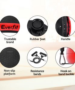 Everfit Vibration Machine Plate Platform Body Shaper Home Gym Fitness Red