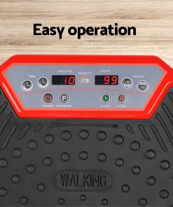 Everfit Vibration Machine Plate Platform Body Shaper Home Gym Fitness Red
