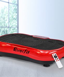 Everfit Vibration Machine Plate Platform Body Shaper Home Gym Fitness Red