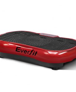 Everfit Vibration Machine Plate Platform Body Shaper Home Gym Fitness Maroon