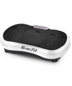 Everfit Vibration Machine Plate Platform Body Shaper Home Gym Fitness White