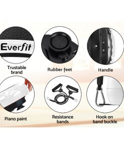 Everfit Vibration Machine Plate Platform Body Shaper Home Gym Fitness White