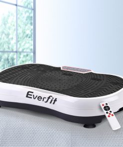 Everfit Vibration Machine Plate Platform Body Shaper Home Gym Fitness White