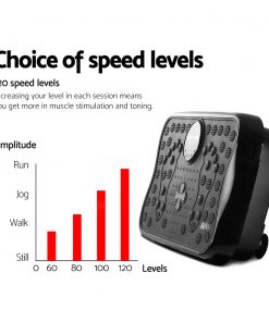 Everfit Vibration Machine Machines Platform Plate Vibrator Exercise Fit Gym Home