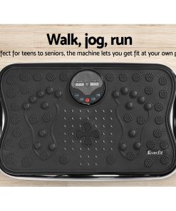 Everfit Vibration Machine Machines Platform Plate Vibrator Exercise Fit Gym Home