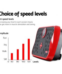 Everfit Vibration Machine Machines Platform Plate Vibrator Exercise Fit Gym Home