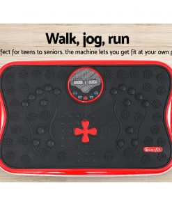 Everfit Vibration Machine Machines Platform Plate Vibrator Exercise Fit Gym Home