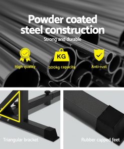 Everfit Squat Rack Pair Fitness Weight Lifting Gym Exercise Barbell Stand