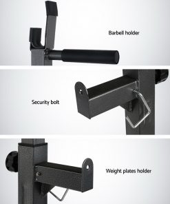 Everfit Squat Rack Pair Fitness Weight Lifting Gym Exercise Barbell Stand