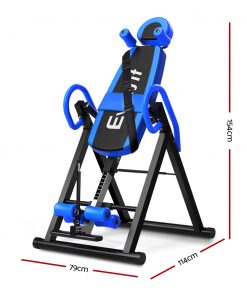 Everfit Gravity Inversion Table Foldable Stretcher Inverter Home Gym Fitness