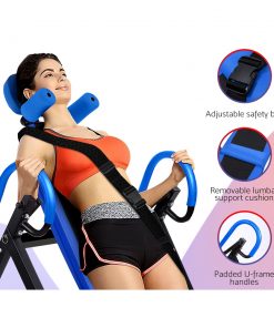 Everfit Gravity Inversion Table Foldable Stretcher Inverter Home Gym Fitness