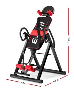 Everfit Inversion Table Gravity Stretcher Inverter Foldable Home Fitness Gym