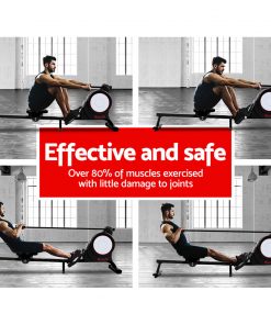 Everfit Magnetic Rowing Exercise Machine Rower Resistance Cardio Fitness Gym