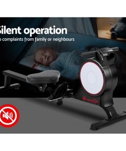 Everfit Magnetic Rowing Exercise Machine Rower Resistance Cardio Fitness Gym