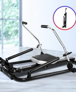 Everfit Rowing Exercise Machine Rower Hydraulic Resistance Fitness Gym Cardio