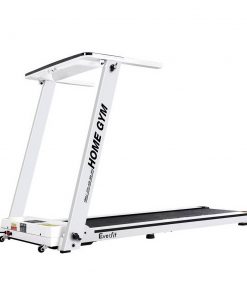 Everfit Electric Treadmill Home Gym Exercise Running Machine Fitness Equipment Compact Fully Foldable 420mm Belt White
