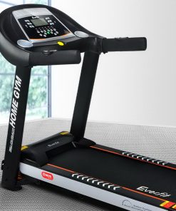 Everfit Electric Treadmill 45cm Incline Running Home Gym Fitness Machine Black