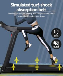 OVICX Electric Treadmill Home Gym Exercise Machine Fitness Equipment Compact