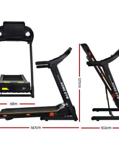 Everfit Electric Treadmill 420mm 18kmh Home Gym Exercise Machine Fitness Equipment Physical