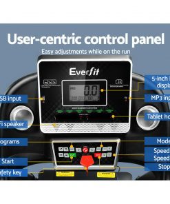 Everfit Electric Treadmill 420mm 18kmh Home Gym Exercise Machine Fitness Equipment Physical