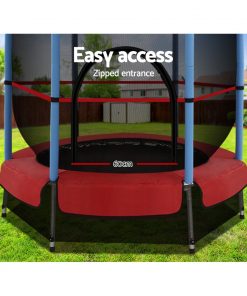 Everfit 4.5FT Trampoline Round Trampolines Kids Enclosure Outdoor Indoor Gift