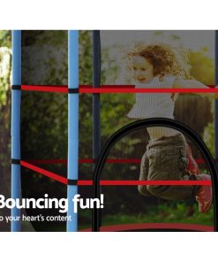 Everfit 4.5FT Trampoline Round Trampolines Kids Enclosure Outdoor Indoor Gift