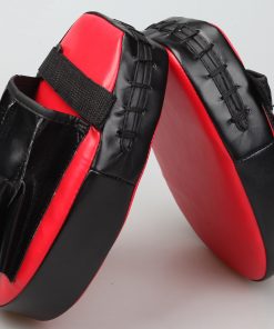 2 x Thai Boxing Punch Focus Gloves Kit Training Red & Black