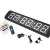 6 Digit Digital Timer Interval Fitness Clock