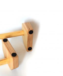 Wooden Parallette Bars Push Up & Dip Workouts