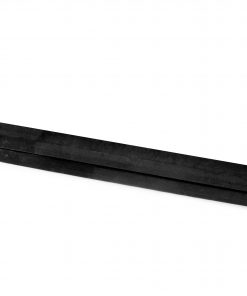 2.45m (8FT) Gymnastics Folding Balance Beam Black Synthetic Suede