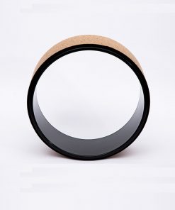 Yoga Pilates Wheel Cork Circle Prop Back Chest Hips Abdomen Stretch Roller