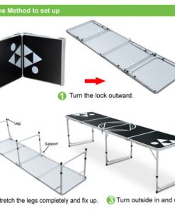 8FT Beer Pong Table
