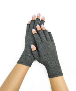 Arthritis Gloves Compression Joint Finger Hand Wrist Support Brace - Medium