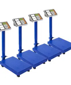 SOGA 4X 150kg Electronic Digital Platform Scale Computing Shop Postal Weight Blue